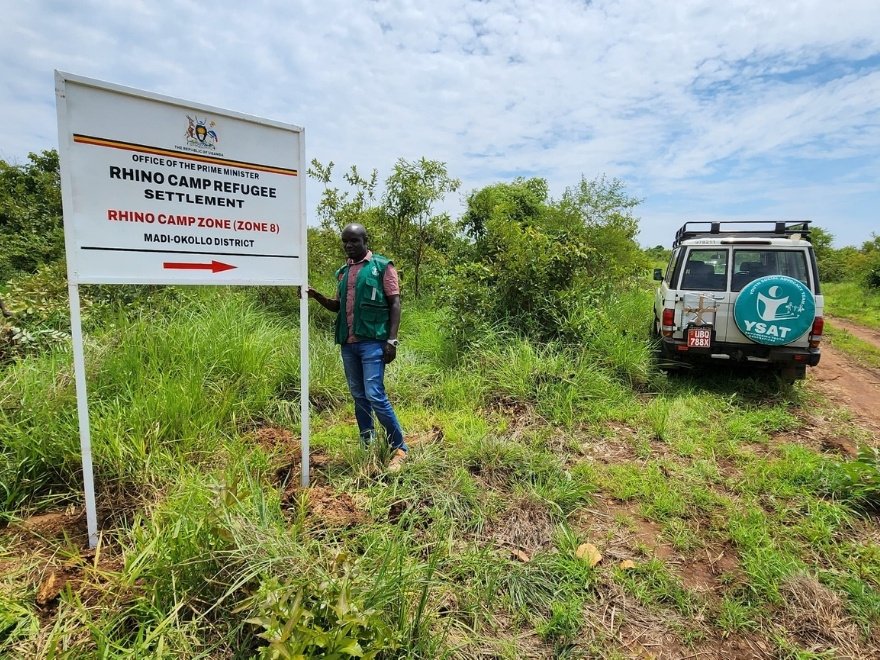 Refugee community in Uganda